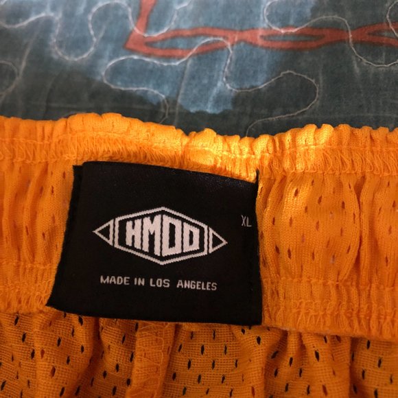 HMDDLA  Mesh Shorts Yellow - Picture 4 of 4